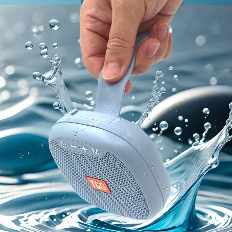 T&G TG-444 TWS Outdoor Cycling Portable IPX6 Wireless Bluetooth Speaker(Grey)