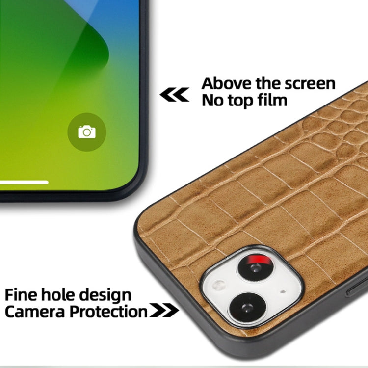 For iPhone 15 Pro VIETAO Alligator Texture PU Phone Case(Black)
