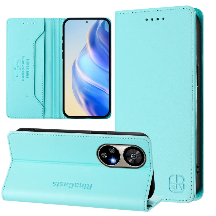 RC01 Dual-Folded Magnetic Suction RFID Leather Phone Case, For Ulefone Note 20 Pro, For Ulefone Note 17 Pro, For Ulefone Note 18 Ultra 5G