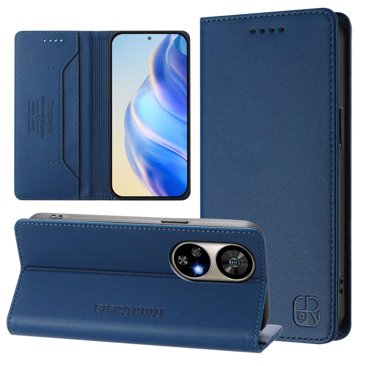 RC01 Dual-Folded Magnetic Suction RFID Leather Phone Case, For Ulefone Note 20 Pro, For Ulefone Note 17 Pro, For Ulefone Note 18 Ultra 5G