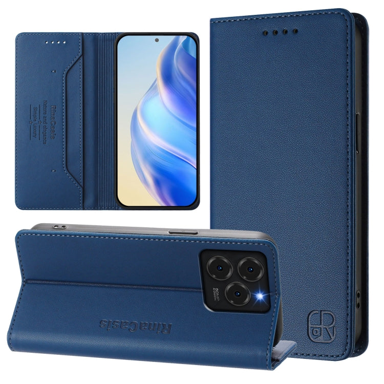 RC01 Dual-Folded Magnetic Suction RFID Leather Phone Case, For Ulefone Note 20 Pro, For Ulefone Note 17 Pro, For Ulefone Note 18 Ultra 5G