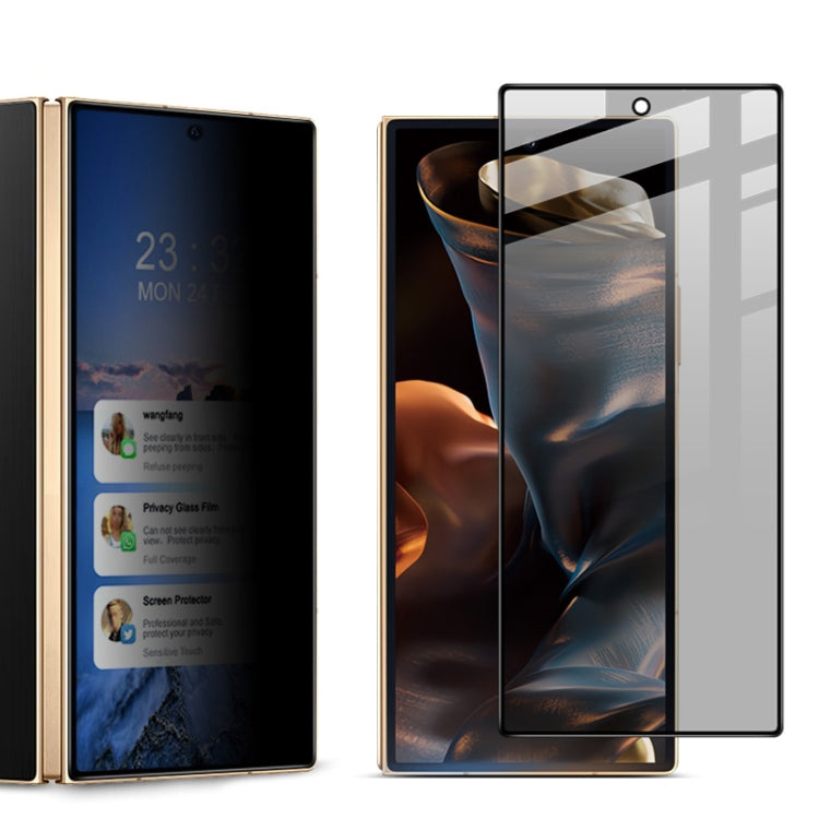 For Samsung Galaxy Z Fold Special imak HD Full Screen Privacy Tempered Glass Protective Film
