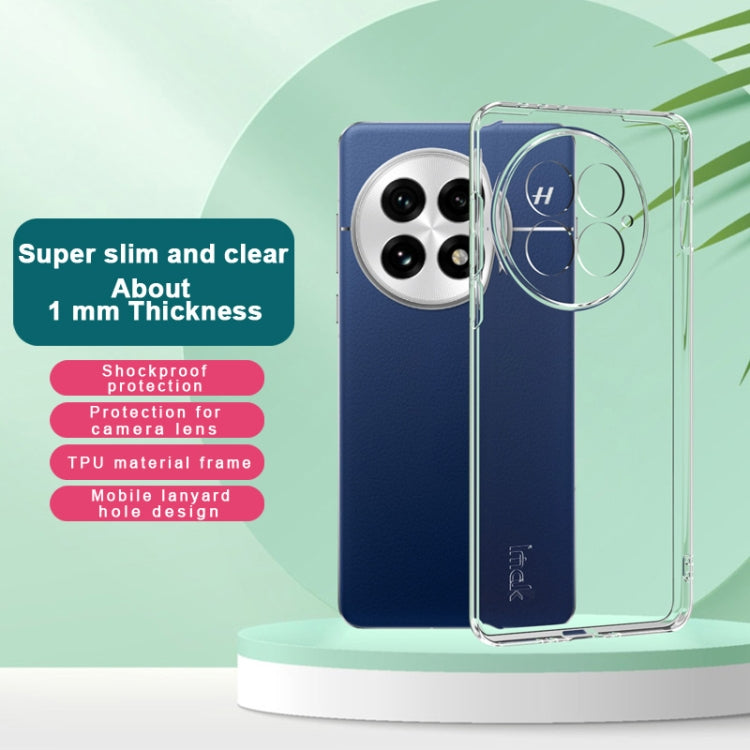 For OnePlus 13 imak UX-5 Series Super Slim Transparent Shockproof TPU Protective Case(Transparent)