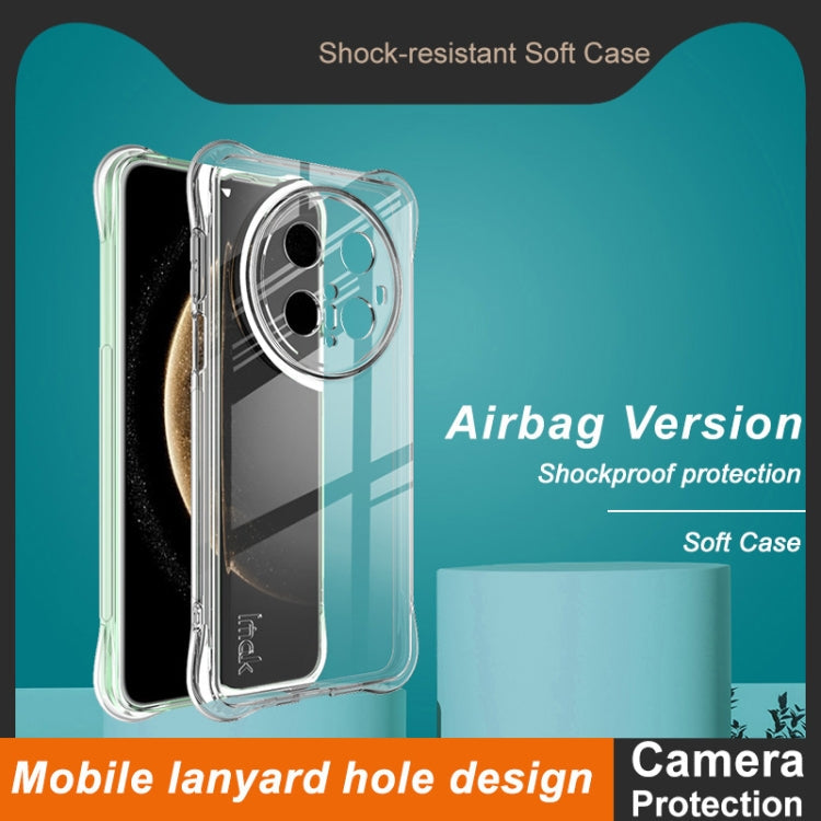 For Huawei Mate 70 Pro+ / 70 Pro imak Shockproof Airbag TPU Phone Case(Transparent)