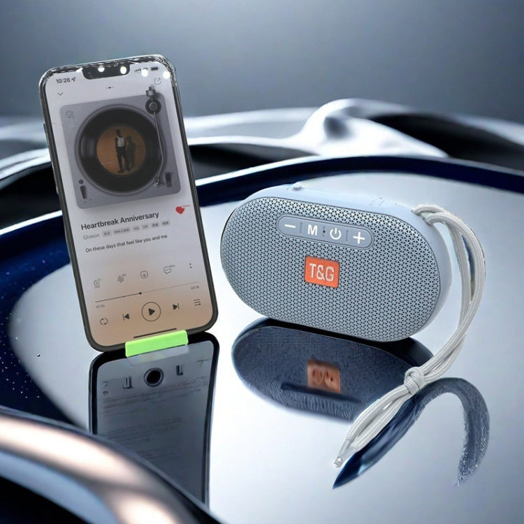 T&G TG441 TWS Mini Plug-in Card Portable Wireless Bluetooth Speaker(Blue)