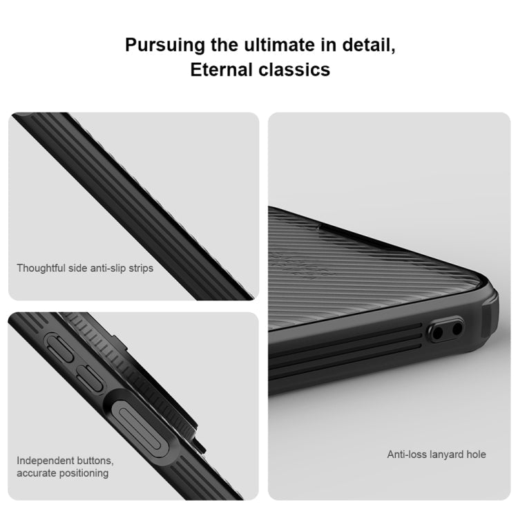 For Huawei Mate 70 NILLKIN CamShield Prop MagSafe Magnetic Translucent PC Phone Case(Black)