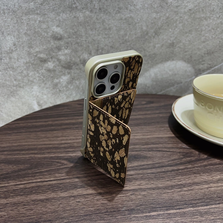 Denior V15 Ultra-thin Magnetic Phone Card Sleeve(Brown)