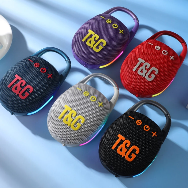 T&G TG447 Mini Portable Outdoor Sports Bluetooth Speaker(Grey)
