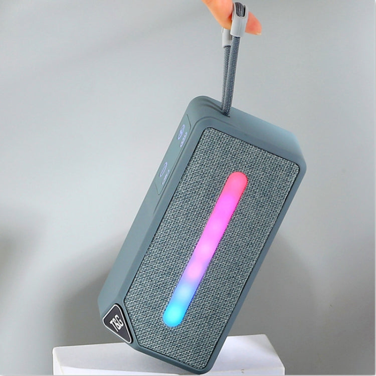 T&G TG685 Mini Portable Outdoor Wireless Bluetooth Speaker with LED Atmosphere Light(Blue)