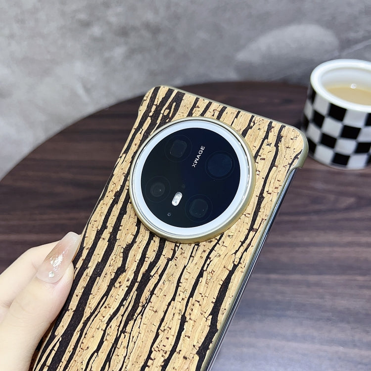 For Huawei Mate 70 Pro / 70 Pro+ Denior A18 Paint MagSafe Phone Case(Yellow Wood Grain)