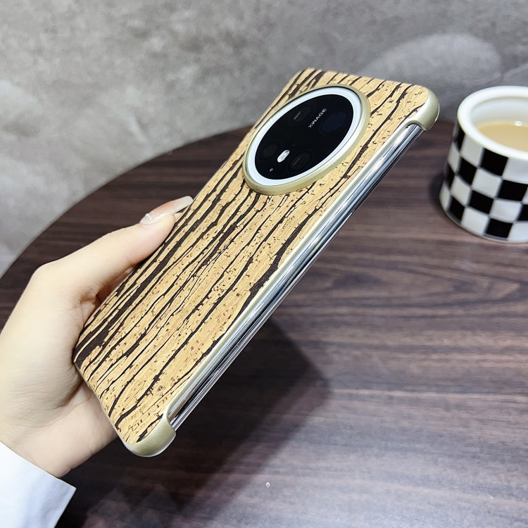 For Huawei Mate 60 Pro Denior A18 Paint MagSafe Phone Case(Black Grain)