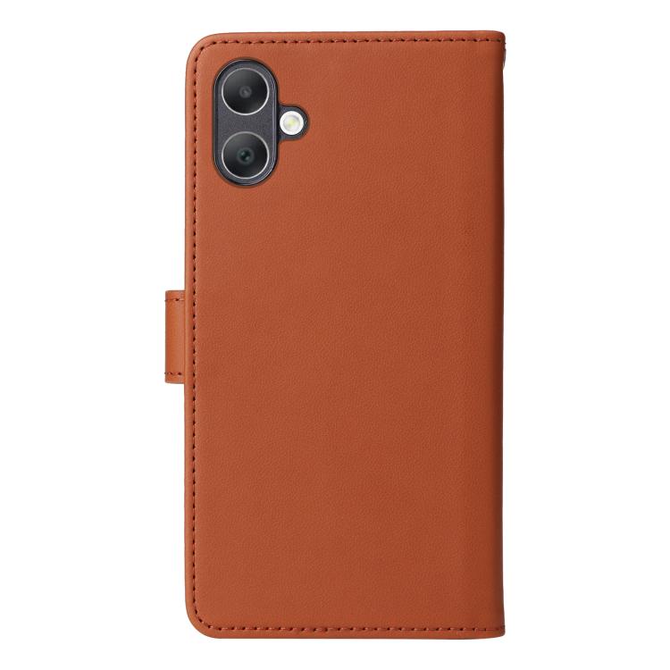 For Samsung Galaxy A06 4G BETOPNICE BN-005 2 in 1 Detachable Imitate Genuine Leather Phone Case(Brown)