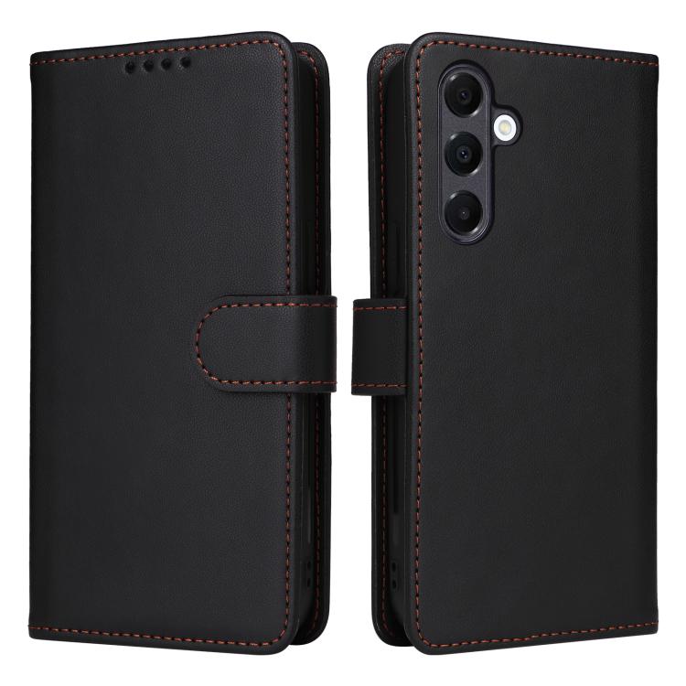 For Samsung Galaxy A16 5G BETOPNICE BN-005 2 in 1 Detachable Imitate Genuine Leather Phone Case(Black)