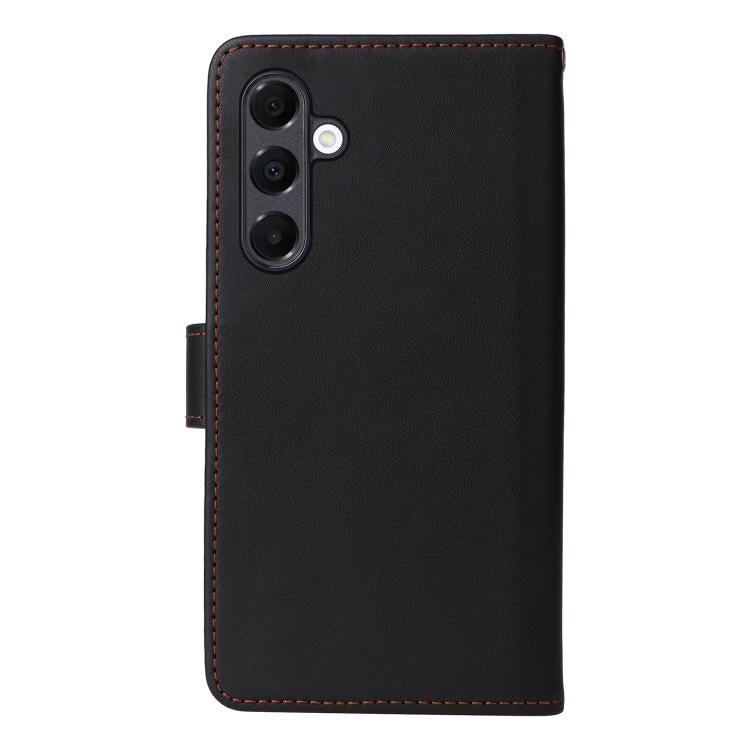 For Samsung Galaxy A16 5G BETOPNICE BN-005 2 in 1 Detachable Imitate Genuine Leather Phone Case(Black)