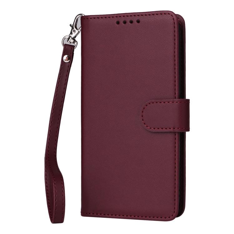 For Samsung Galaxy A16 5G BETOPNICE BN-005 2 in 1 Detachable Imitate Genuine Leather Phone Case(Wine Red)