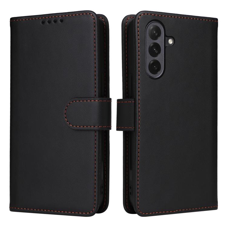 For Samsung Galaxy A26 5G BETOPNICE BN-005 2 in 1 Detachable Imitate Genuine Leather Phone Case(Black)