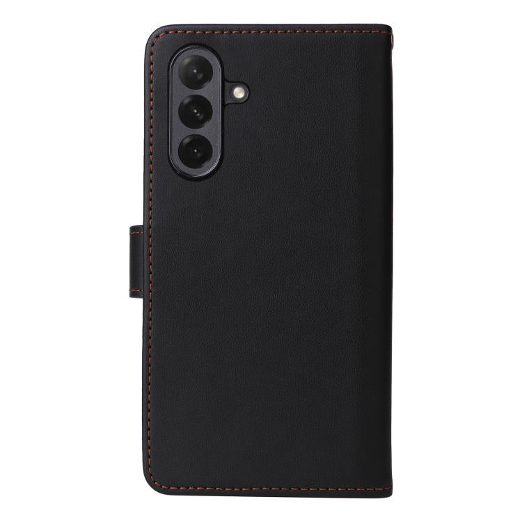 For Samsung Galaxy A26 5G BETOPNICE BN-005 2 in 1 Detachable Imitate Genuine Leather Phone Case(Black)