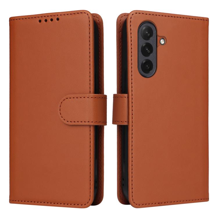 For Samsung Galaxy A26 5G BETOPNICE BN-005 2 in 1 Detachable Imitate Genuine Leather Phone Case(Brown)