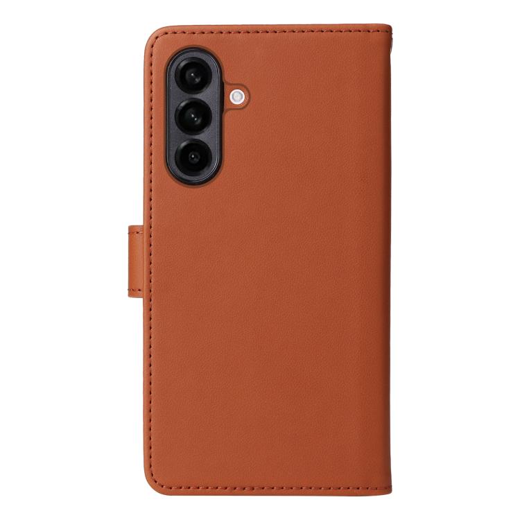 For Samsung Galaxy A56 5G BETOPNICE BN-005 2 in 1 Detachable Imitate Genuine Leather Phone Case(Brown)