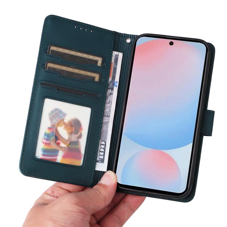 For Samsung Galaxy A56 5G BETOPNICE BN-005 2 in 1 Detachable Imitate Genuine Leather Phone Case(Blue)