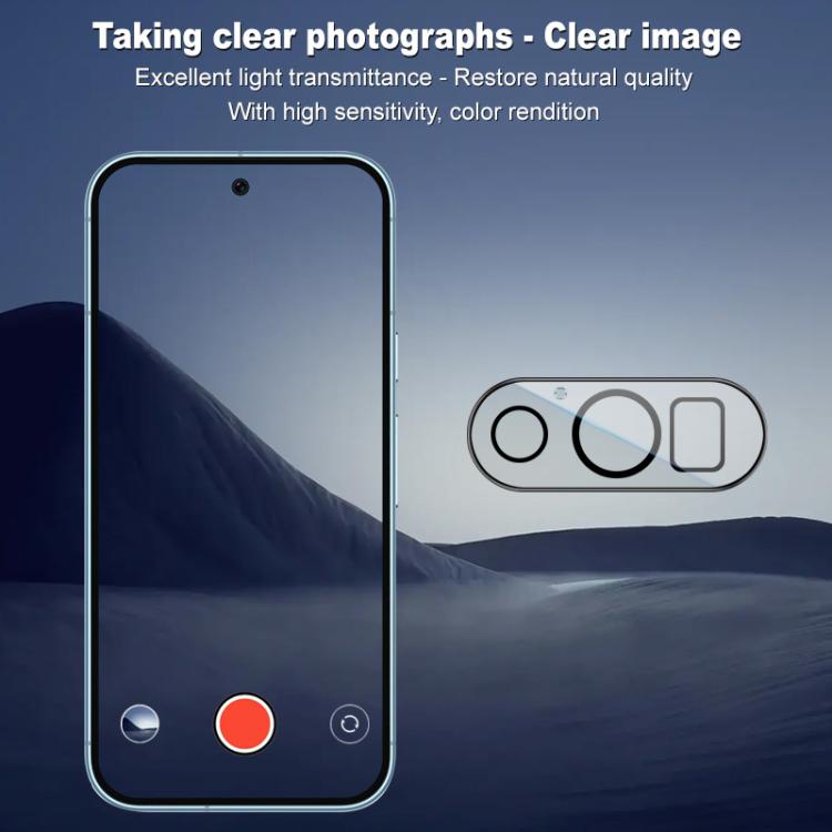 For Google Pixel 9 Pro IMAK High Definition Rear Camera Glass Lens Film, Black Eye Design