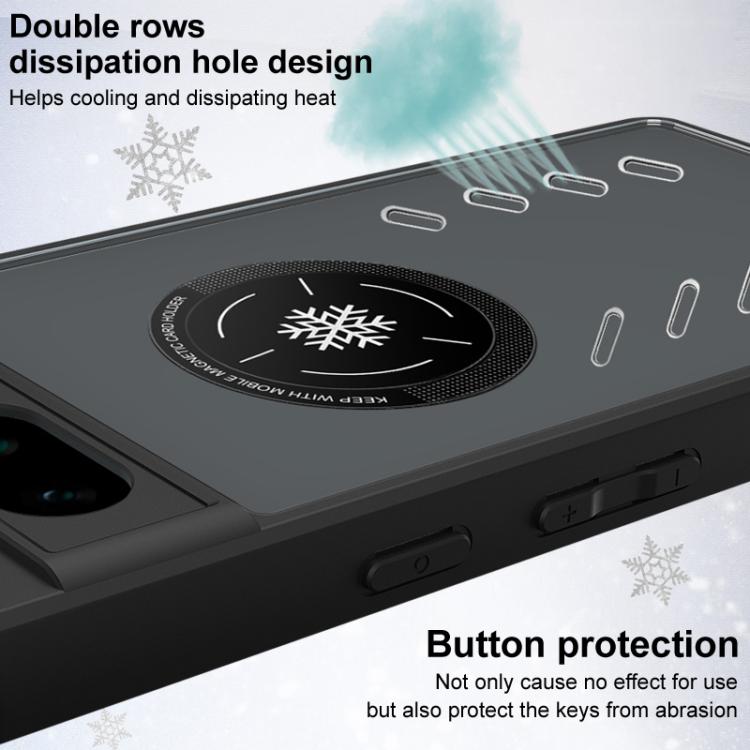 For ZTE nubia Red Magic 10 Pro imak UX-9A Series Four-corner Airbag Shockproof Heat Dissipation Phone Case