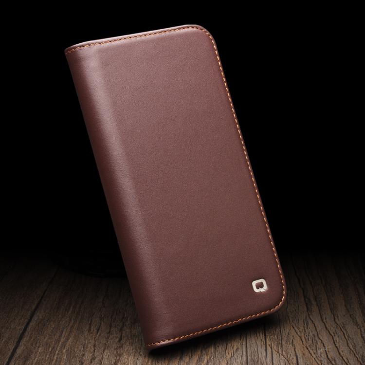 For iPhone 16e / 17e QIALINO Classic Gen2 Genuine Leather Phone Case(Brown)