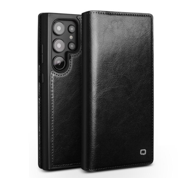 QIALINO Genuine Leather Phone Case, For Samsung Galaxy S26+ 5G, For Samsung Galaxy S26 Ultra 5G, For Samsung Galaxy S26 5G, For Samsung Galaxy S25 5G, For Samsung Galaxy S25+ 5G, For Samsung Galaxy S25 Ultra 5G