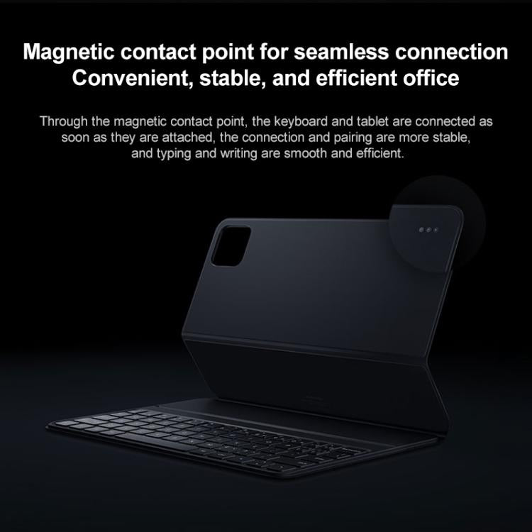 For Xiaomi Pad 7 / 7 Pro Original Xiaomi Keyboard Double-sided Protective Case Smart Leather Tablet Case(White)
