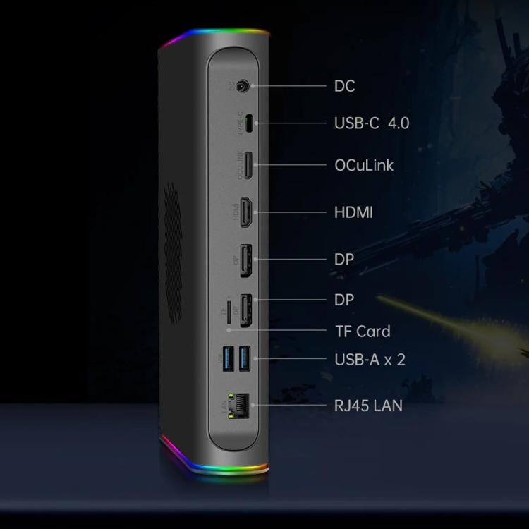 ONE-NETBOOK OneXGPU2 AMD Radeon RX 7800M 12GB Portable Expansion Dock(UK Plug)