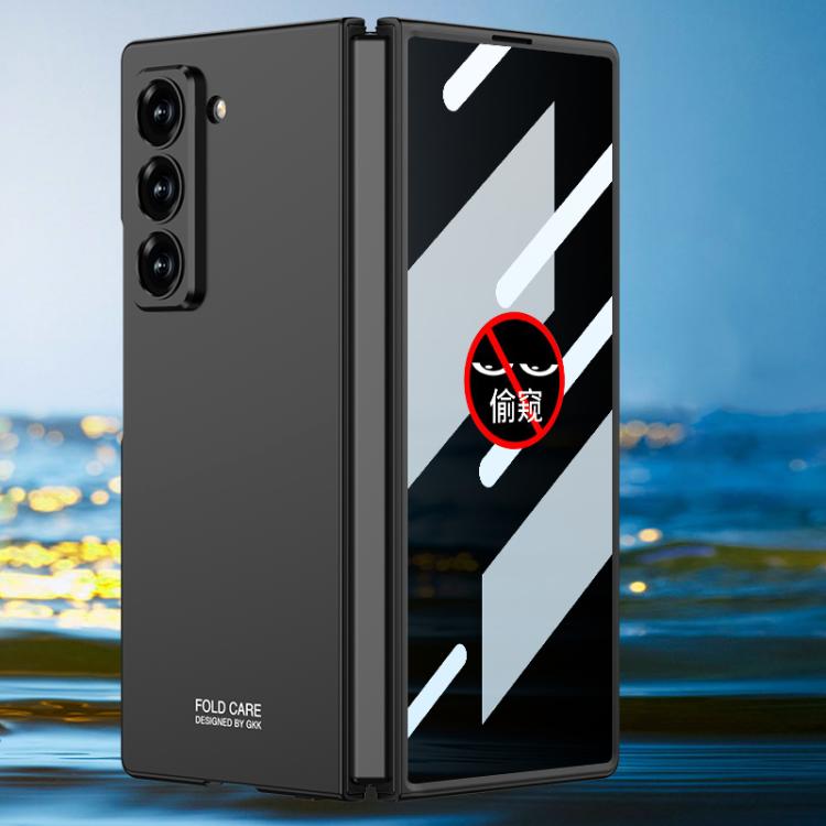 For Samsung Galaxy Z Fold6 Slim GKK Integrated Ultra-thin Privacy Full Coverage Phone Case(Black)