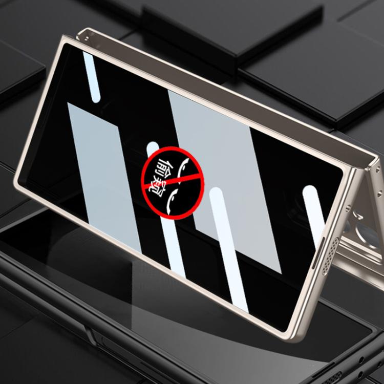 For Samsung Galaxy Z Fold6 Slim GKK Integrated Ultra-thin Privacy Full Coverage Phone Case(Titanium Gray)