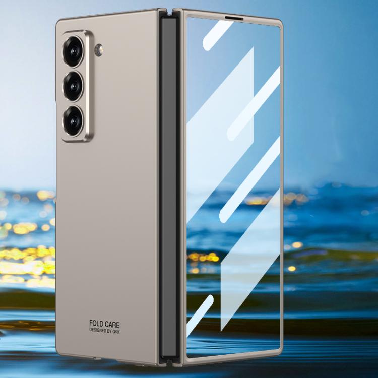 For Samsung Galaxy Z Fold6 Slim GKK Integrated Ultra-thin HD Full Coverage Phone Case(Titanium Gray)