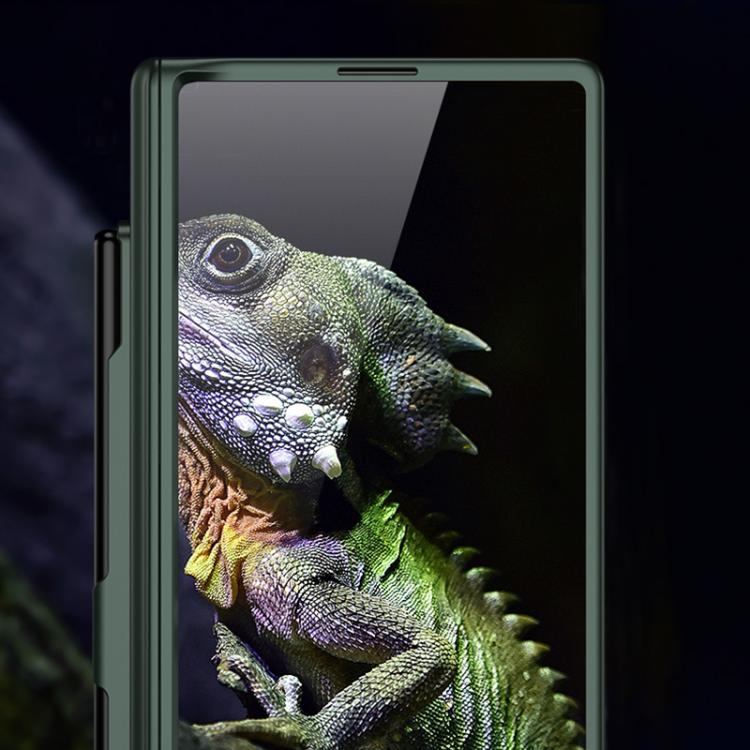 For Samsung Galaxy Z Fold6 Slim GKK Integrated Full Coverage Magnetic Fold Phone Case with Pen Slot / Pen(Black)