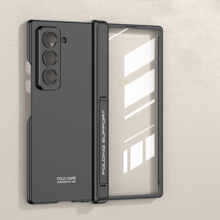 For Samsung Galaxy Z Fold6 Slim GKK Integrated Magnetic Folding Hinge All-inclusive Phone Case(Black)