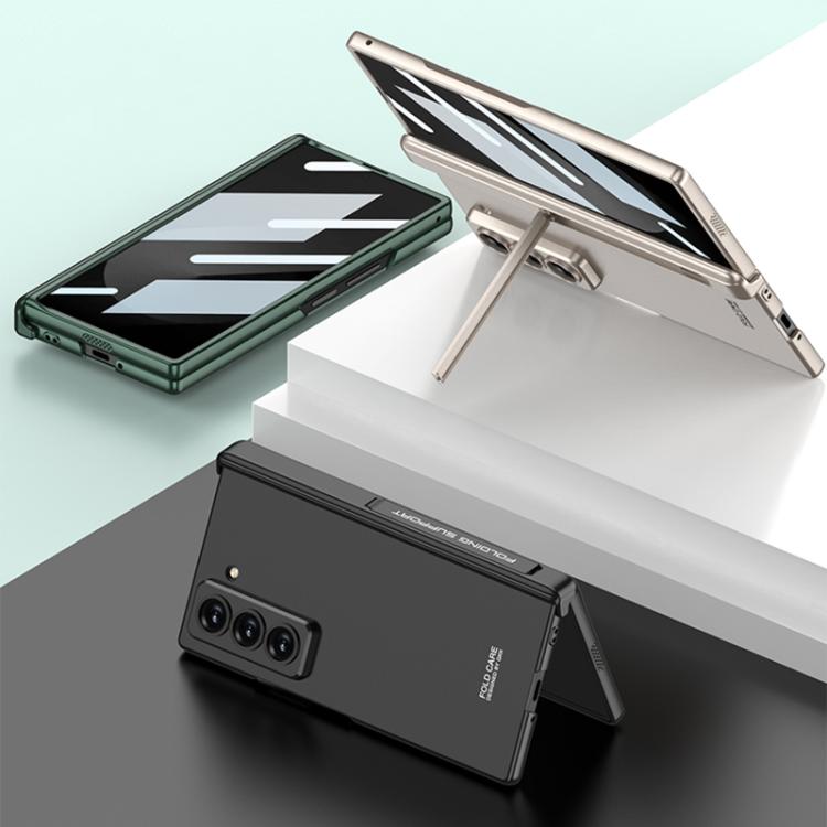 For Samsung Galaxy Z Fold6 Slim GKK Integrated Magnetic Folding Hinge All-inclusive Phone Case(Black)