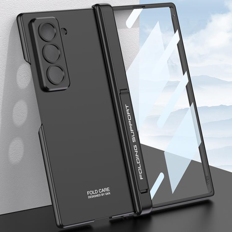 For Samsung Galaxy Z Fold6 Slim GKK Integrated Magnetic Folding Hinge All-inclusive Phone Case(Black)