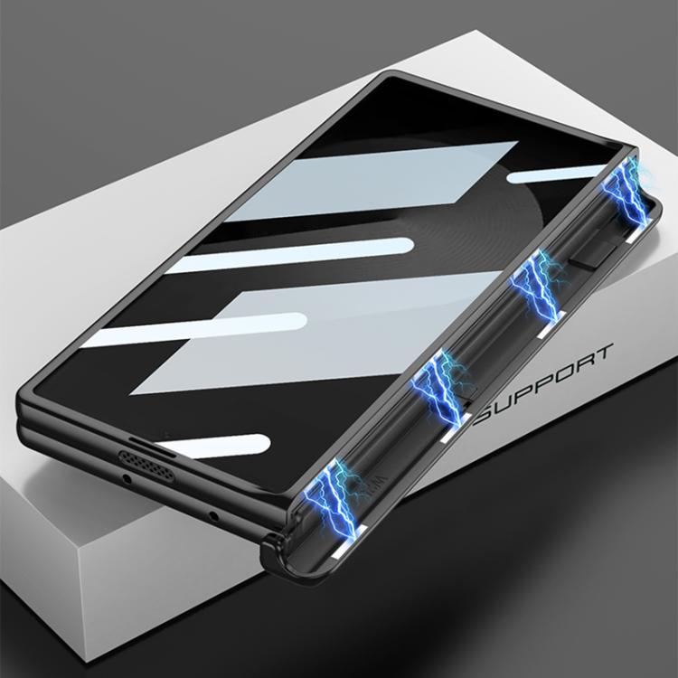 For Samsung Galaxy Z Fold6 Slim GKK Integrated Magnetic Folding Hinge All-inclusive Phone Case(Black)
