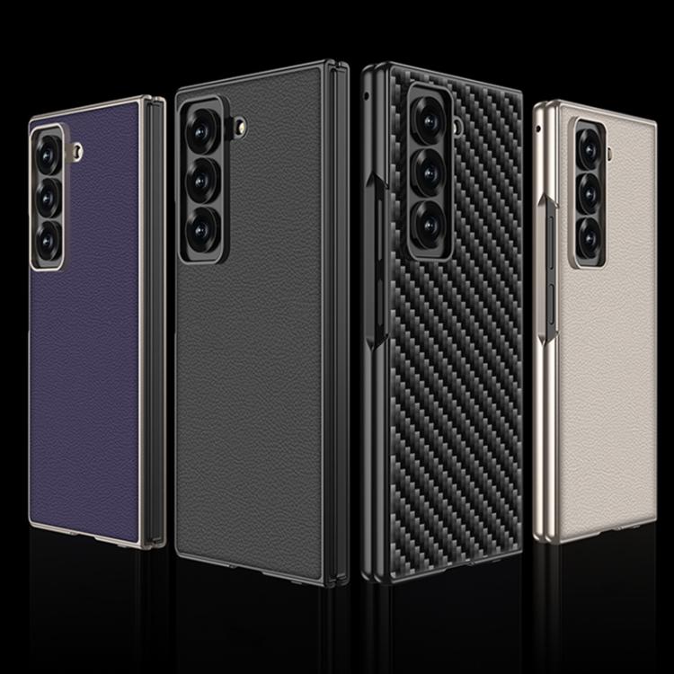 For Samsung Galaxy Z Fold6 Slim GKK Integrated Metal Paint Skin Feel Leather Full Coverage Phone Case(Green)