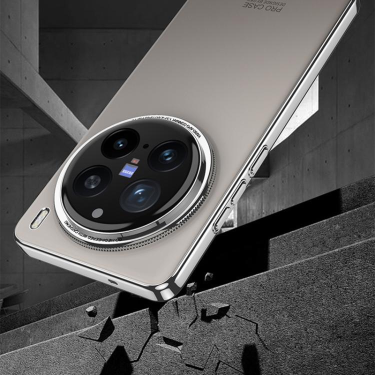 For vivo X200 Pro Mini GKK Integrated AG Phantom All-inclusive Shockproof Phone Case without Pen(White)