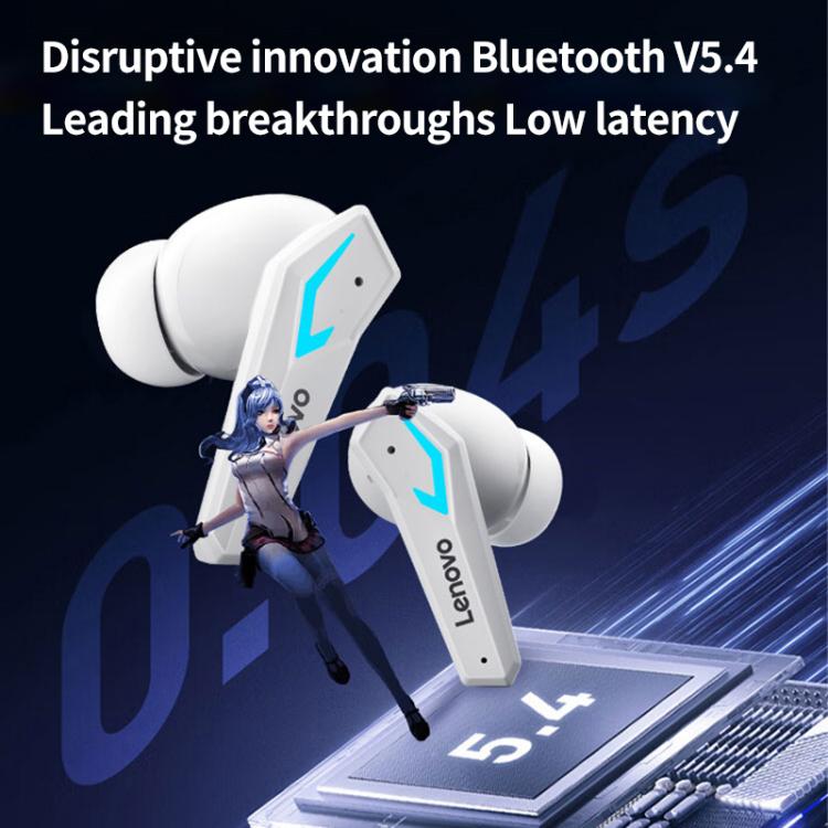 Lenovo TG102 AI Intelligent Noise Reduction Game BT 5.4 Wireless Earphones(Black)