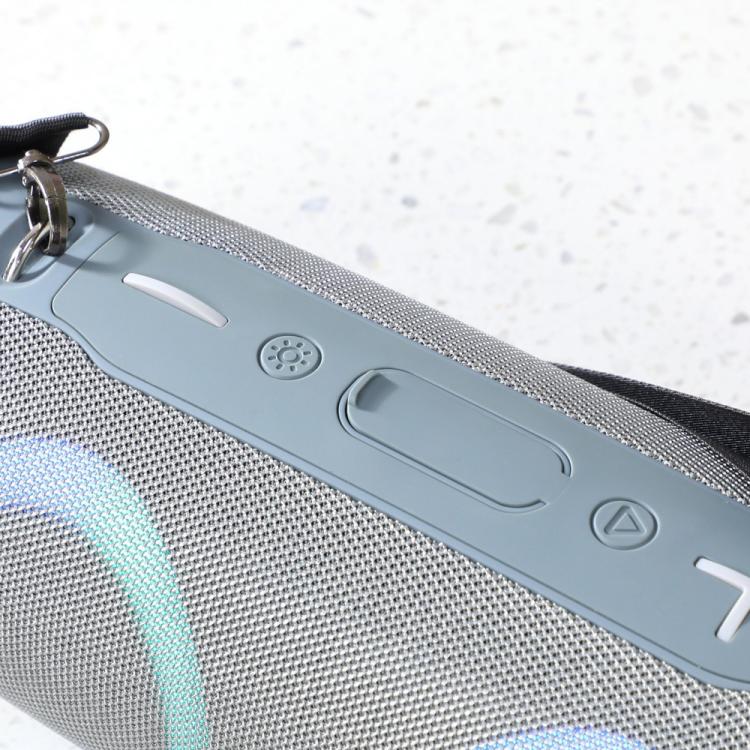 T&G TG676 30W Music Battle Drum Portable Strap Bluetooth Speaker with RGB Light(Blue)