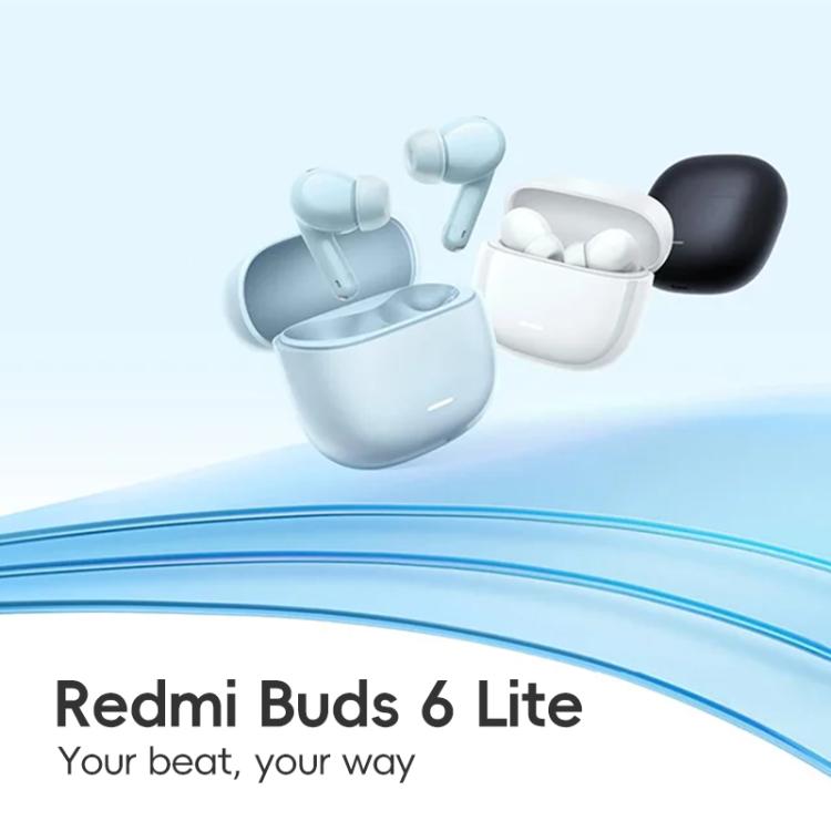 Xiaomi Redmi Buds 6 Lite Dual Microphone AI Call Wireless Bluetooth Earphone(Black)