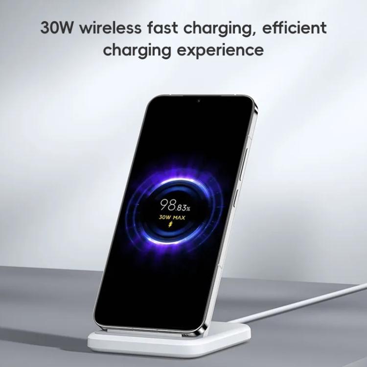 Original Xiaomi 30W Vertical Stand Wireless Charger(White)
