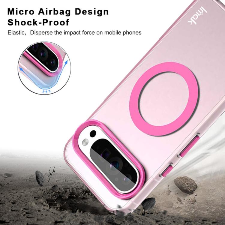 For Google Pixel 9 Pro XL IMAK Candy Series Shockproof MagSafe Phone Case(Red)
