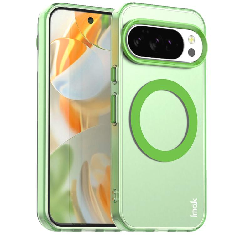 For Google Pixel 10 / Pixel 10 Pro IMAK Candy Series Shockproof MagSafe Phone Case(Green)
