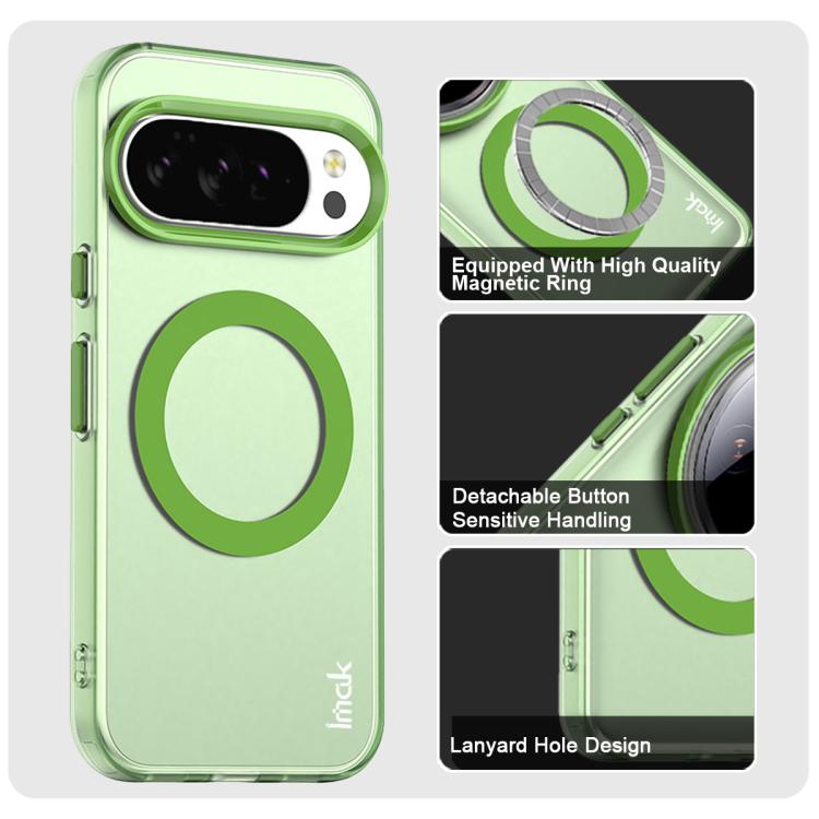 For Google Pixel 10 / Pixel 10 Pro IMAK Candy Series Shockproof MagSafe Phone Case(Green)