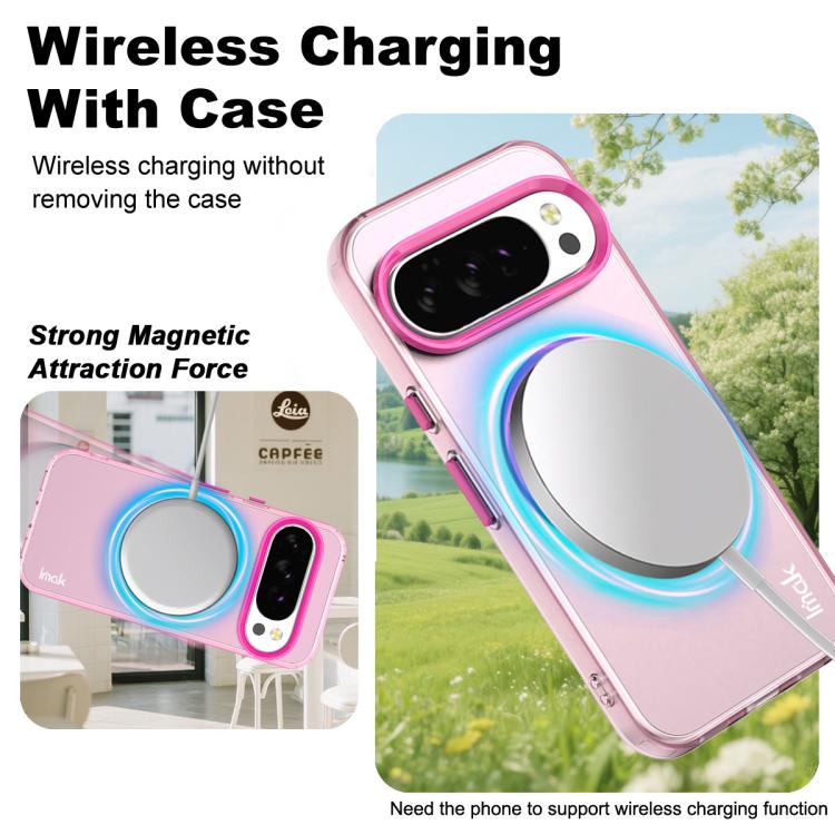 For Google Pixel 10 / Pixel 10 Pro IMAK Candy Series Shockproof MagSafe Phone Case(Red)