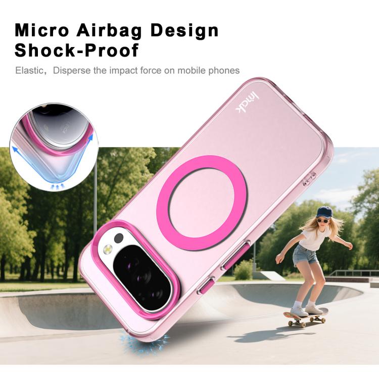For Google Pixel 10 / Pixel 10 Pro IMAK Candy Series Shockproof MagSafe Phone Case(Red)