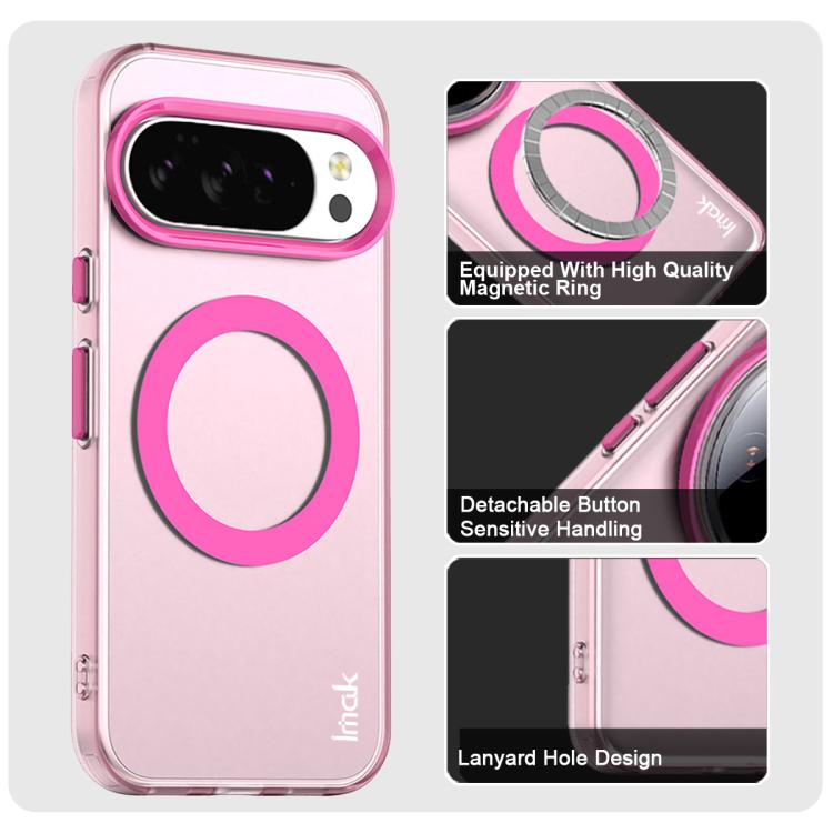 For Google Pixel 10 / Pixel 10 Pro IMAK Candy Series Shockproof MagSafe Phone Case(Red)